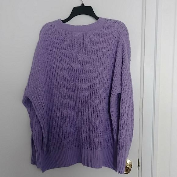 Rue 21 Purple Knit sweater - Picture 2 of 4